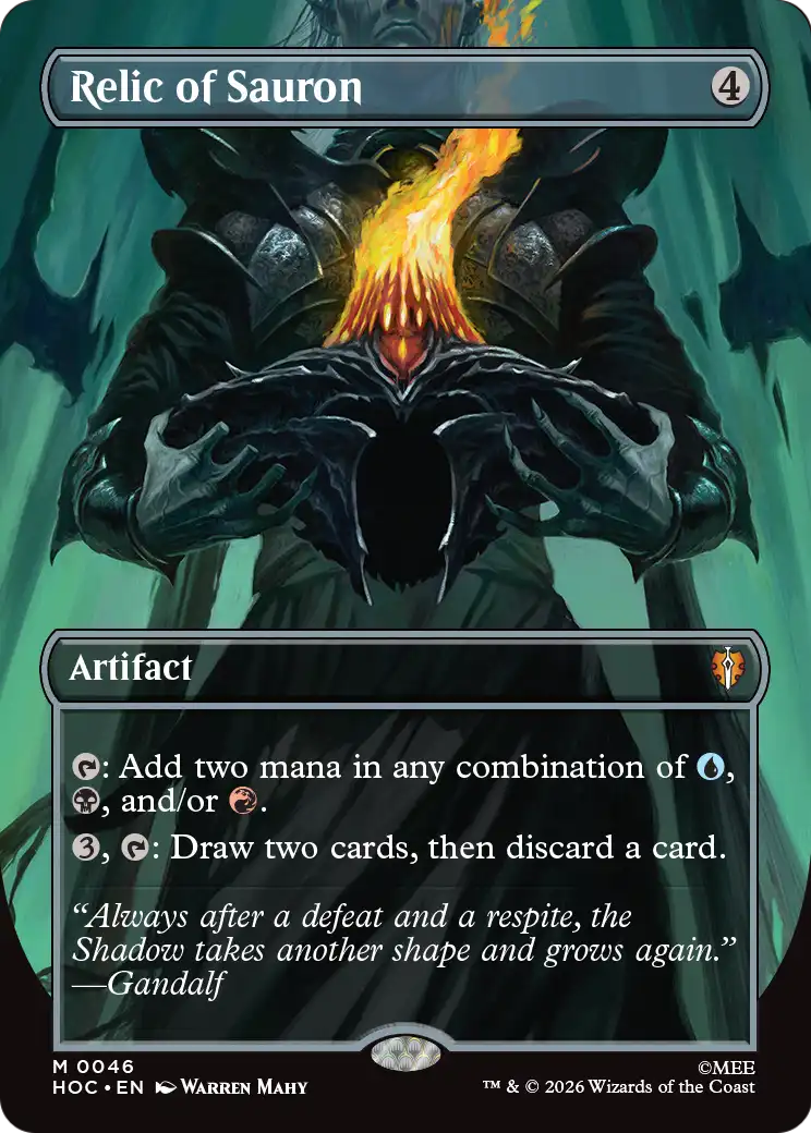 Relic of Sauron (Borderless) [The Hobbit: Eternal-Legal] | Black Swamp Games
