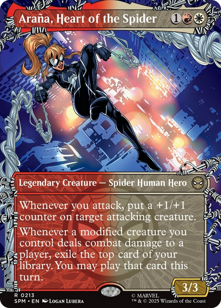 Arana, Heart of the Spider (Borderless) [Marvel's Spider-Man] | Black Swamp Games