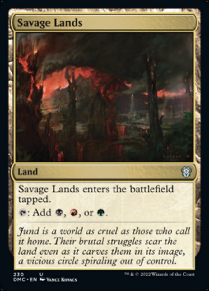 Savage Lands [Dominaria United Commander] | Black Swamp Games