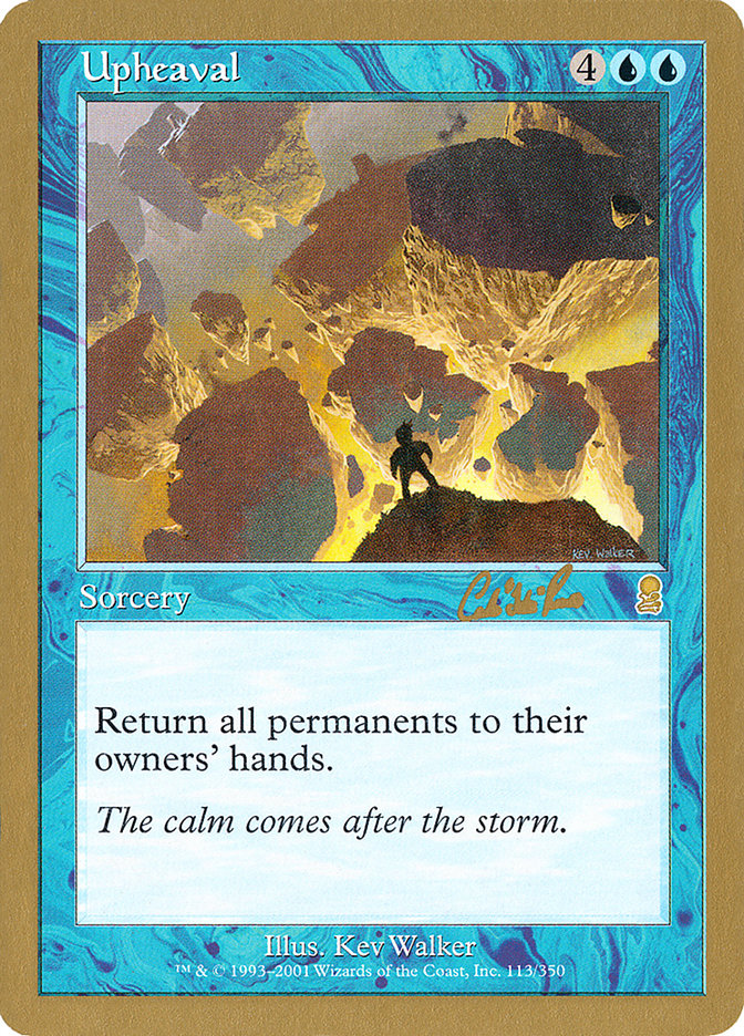 Upheaval (Carlos Romao) [World Championship Decks 2002] | Black Swamp Games