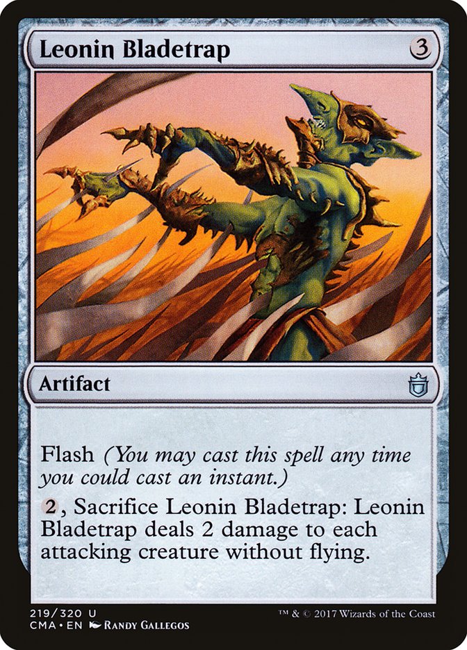 Leonin Bladetrap [Commander Anthology] | Black Swamp Games