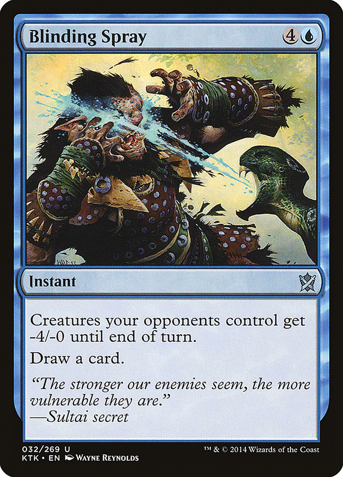 Blinding Spray [Khans of Tarkir] | Black Swamp Games
