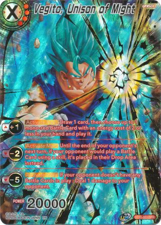 Vegito, Unison of Might (SPR) (BT10-003) [Rise of the Unison Warrior 2nd Edition] | Black Swamp Games