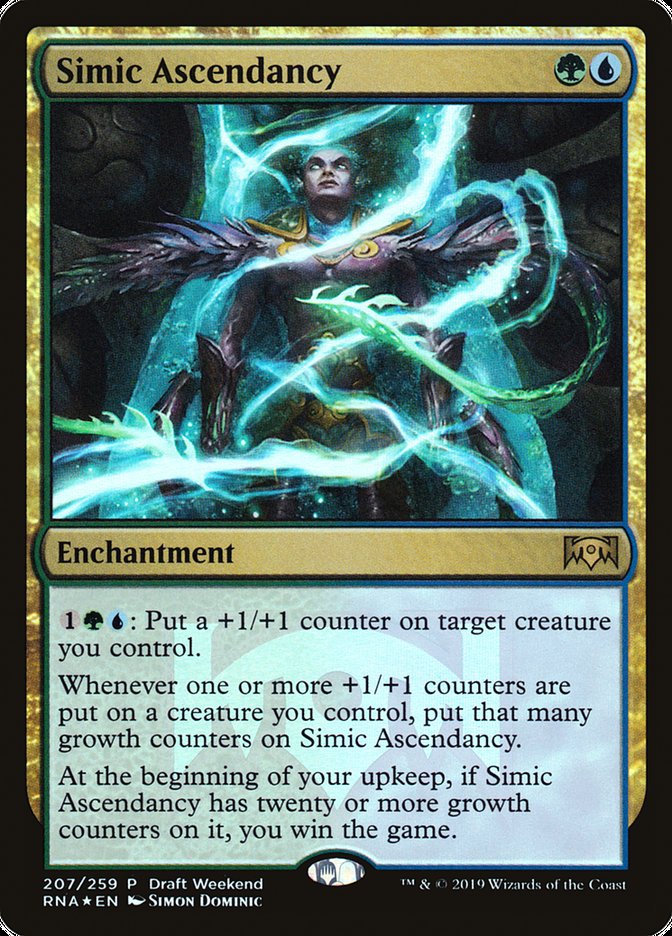 Simic Ascendancy (Draft Weekend) [Ravnica Allegiance Promos] | Black Swamp Games