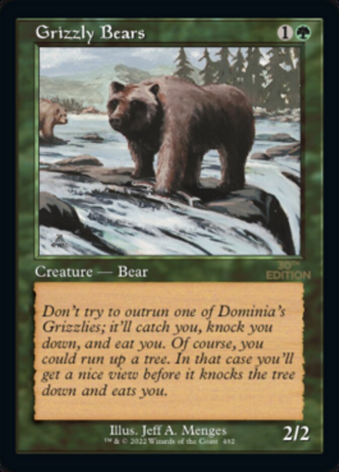 Grizzly Bears (Retro) [30th Anniversary Edition] | Black Swamp Games