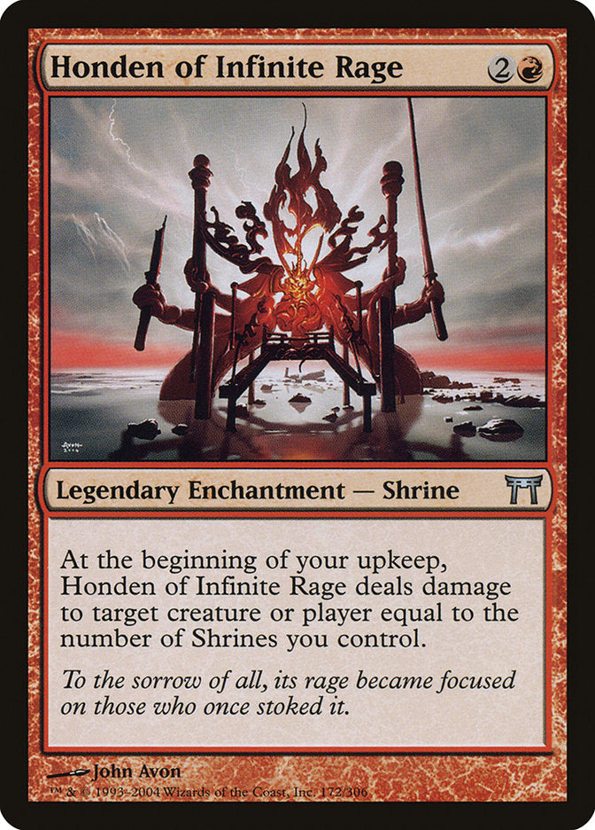 Honden of Infinite Rage [Champions of Kamigawa] | Black Swamp Games