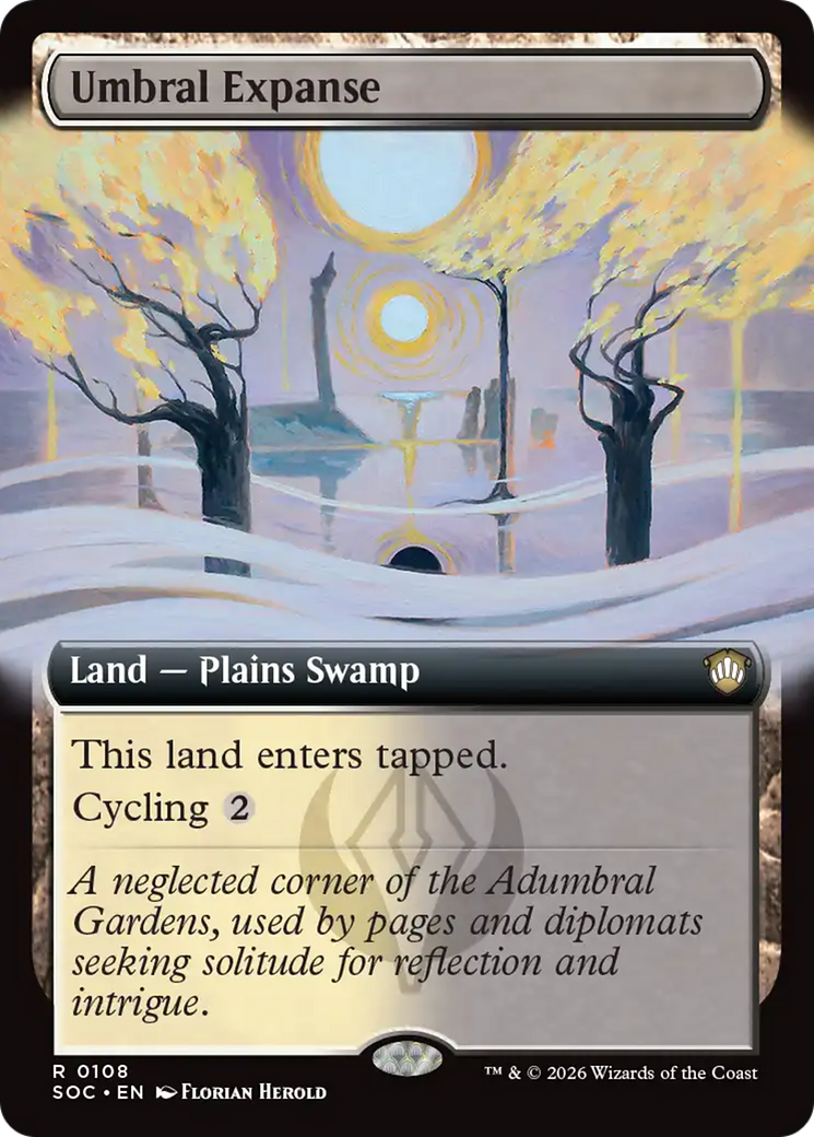 Umbral Expanse (Extended Art) [Secrets of Strixhaven Commander] | Black Swamp Games