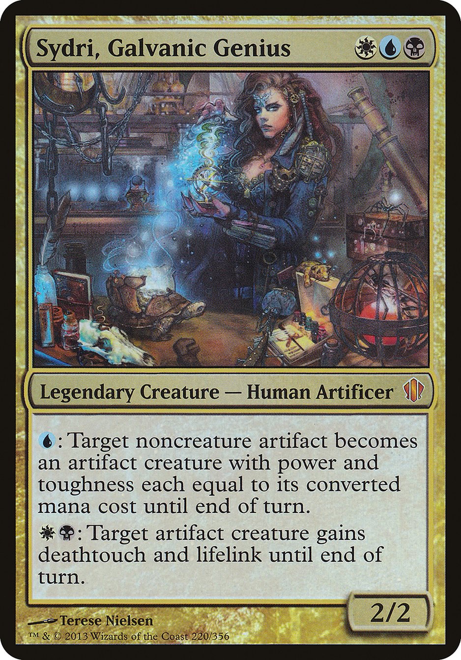 Sydri, Galvanic Genius (Oversized) [Commander 2013 Oversized] | Black Swamp Games