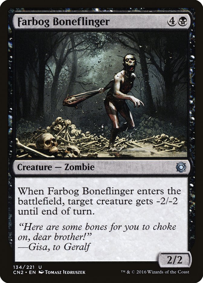 Farbog Boneflinger [Conspiracy: Take the Crown] | Black Swamp Games