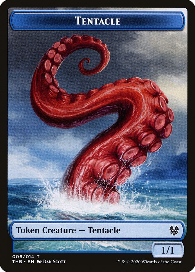 Human Soldier // Tentacle Double-Sided Token [Theros Beyond Death Tokens] | Black Swamp Games