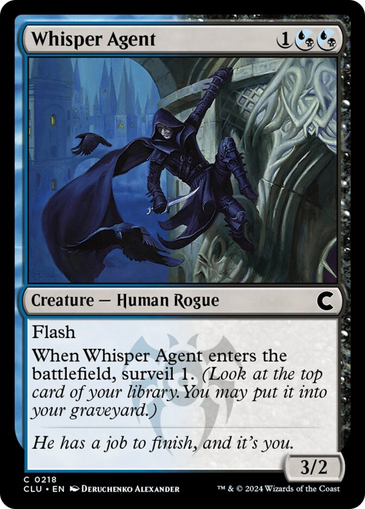 Whisper Agent [Ravnica: Clue Edition] | Black Swamp Games