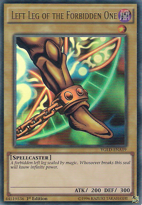 Left Leg of the Forbidden One [YGLD-ENA19] Ultra Rare | Black Swamp Games