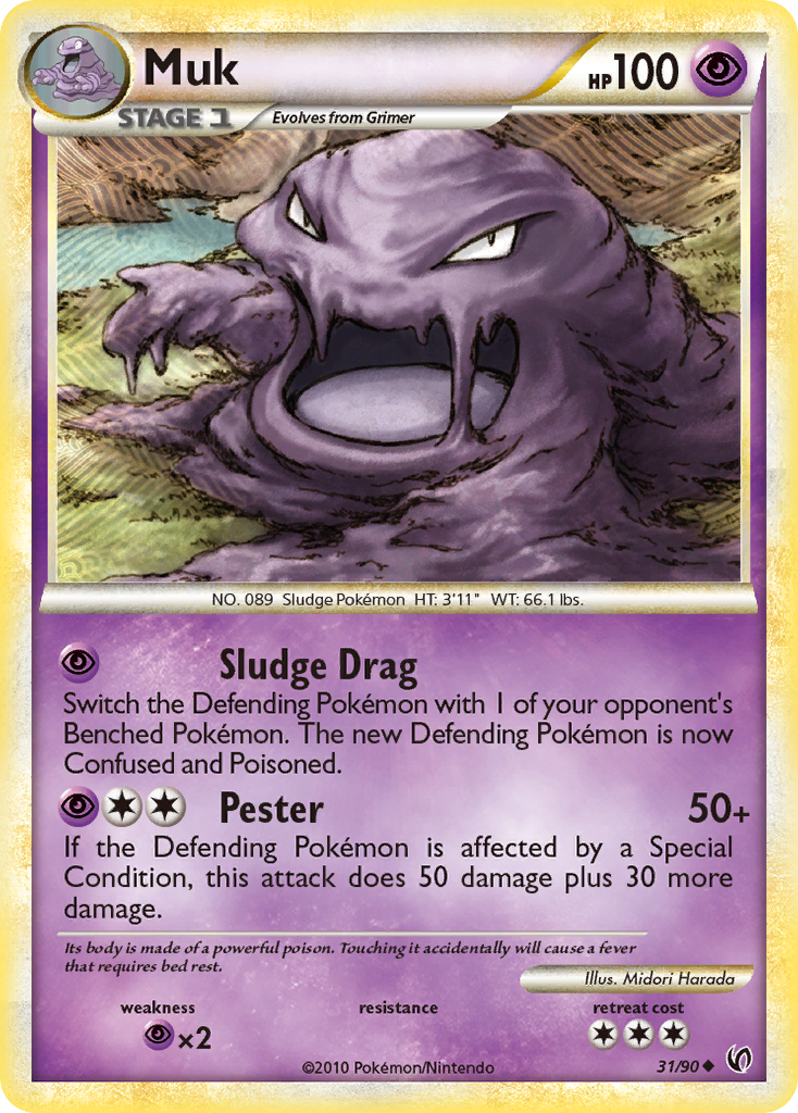 Muk (31/90) [HeartGold & SoulSilver: Undaunted] | Black Swamp Games