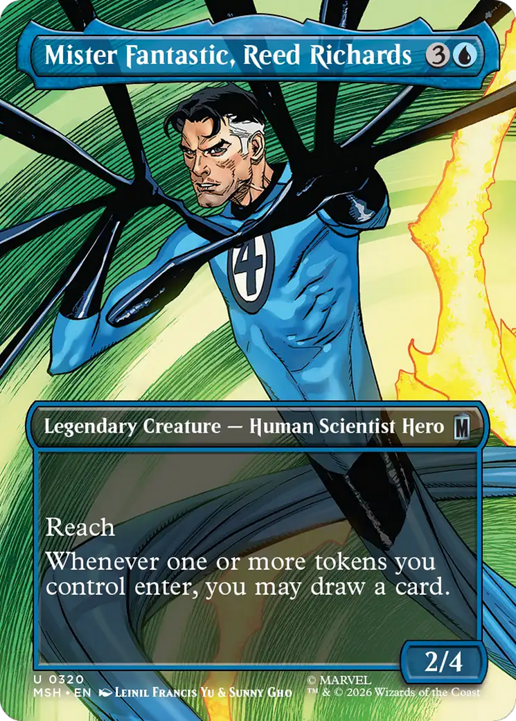 Mister Fantastic, Reed Richards (Borderless) [Marvel Super Heroes] | Black Swamp Games