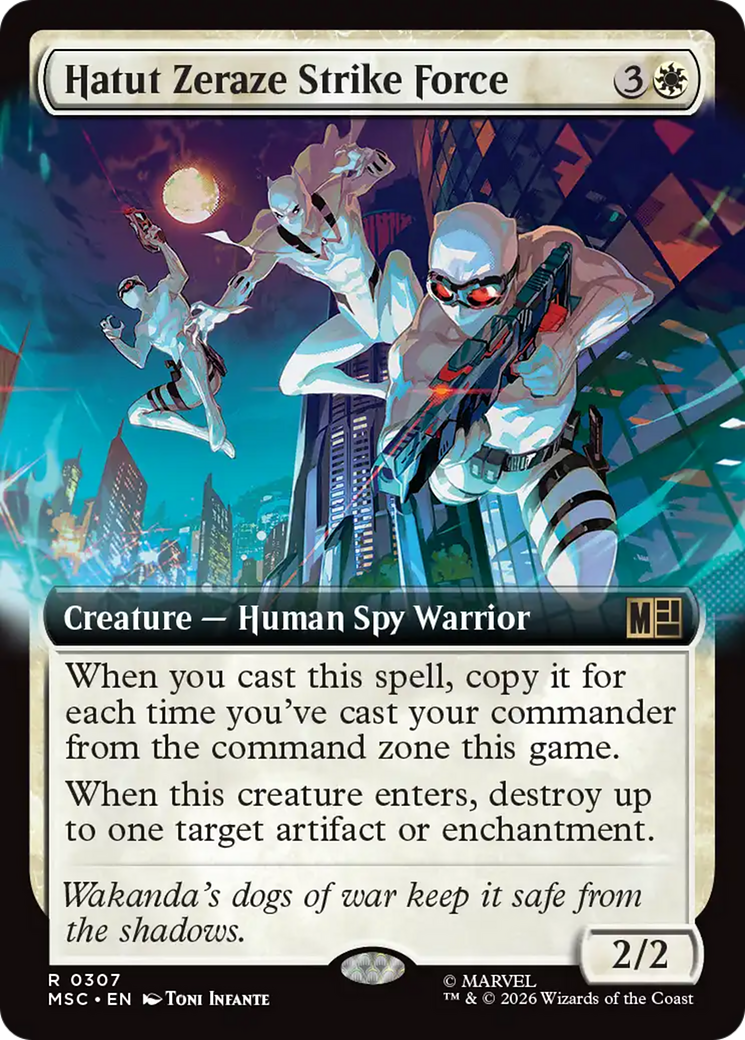 Hatut Zeraze Strike Force (Extended Art) [Marvel Super Heroes Commander] | Black Swamp Games