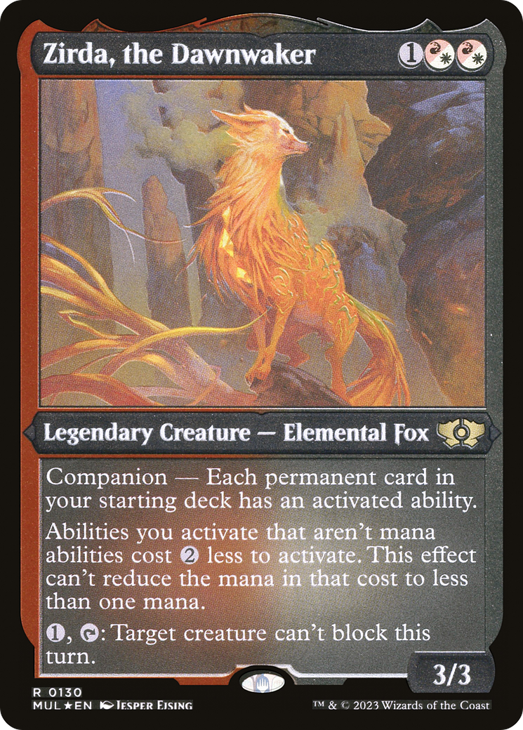 Zirda, the Dawnwaker (Foil Etched) [Multiverse Legends] | Black Swamp Games