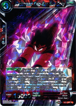 Machspeed Kaio-Ken Son Goku (BT7-005) [Assault of the Saiyans] | Black Swamp Games