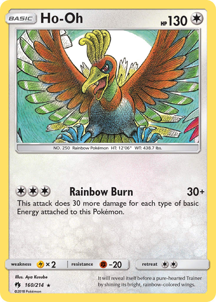 Ho-Oh (160/214) [Sun & Moon: Lost Thunder] | Black Swamp Games