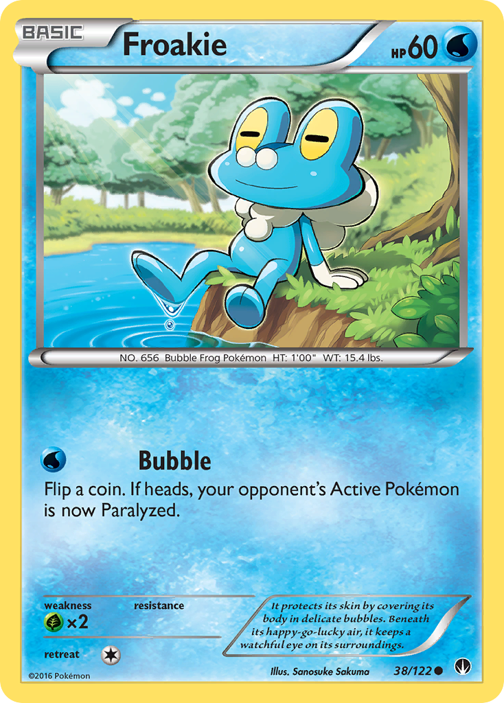 Froakie (38/122) [XY: BREAKpoint] | Black Swamp Games