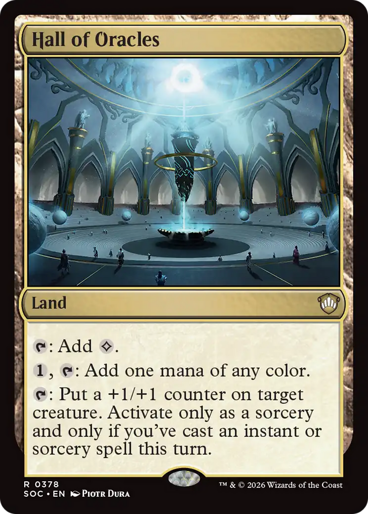 Hall of Oracles [Secrets of Strixhaven Commander] | Black Swamp Games