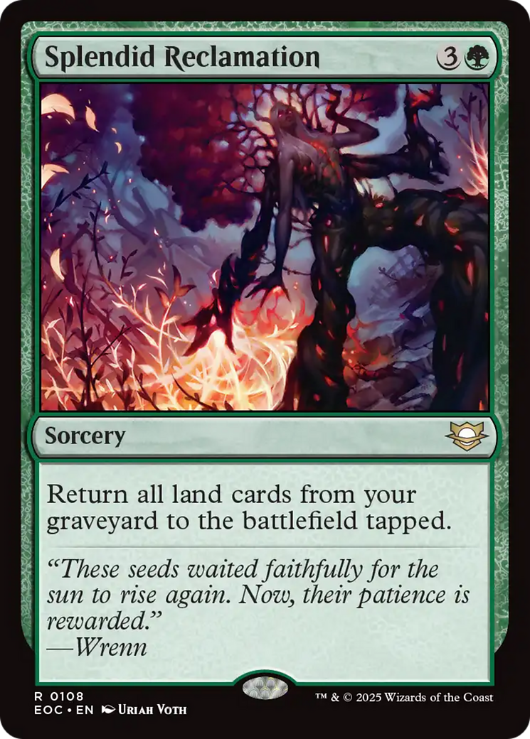 Splendid Reclamation [Edge of Eternities Commander] | Black Swamp Games