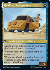 Goldbug, Humanity's Ally // Goldbug, Scrappy Scout [Transformers] | Black Swamp Games