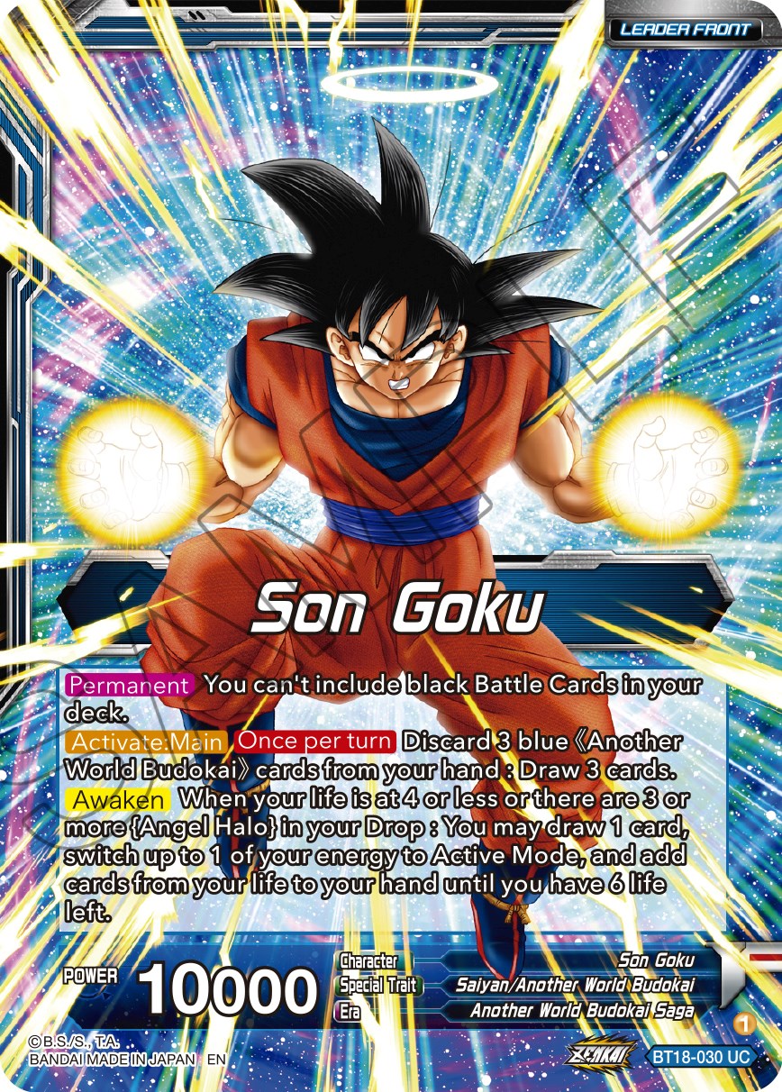 Son Goku // Son Goku, Another World Fighter (BT18-030) [Dawn of the Z-Legends] | Black Swamp Games