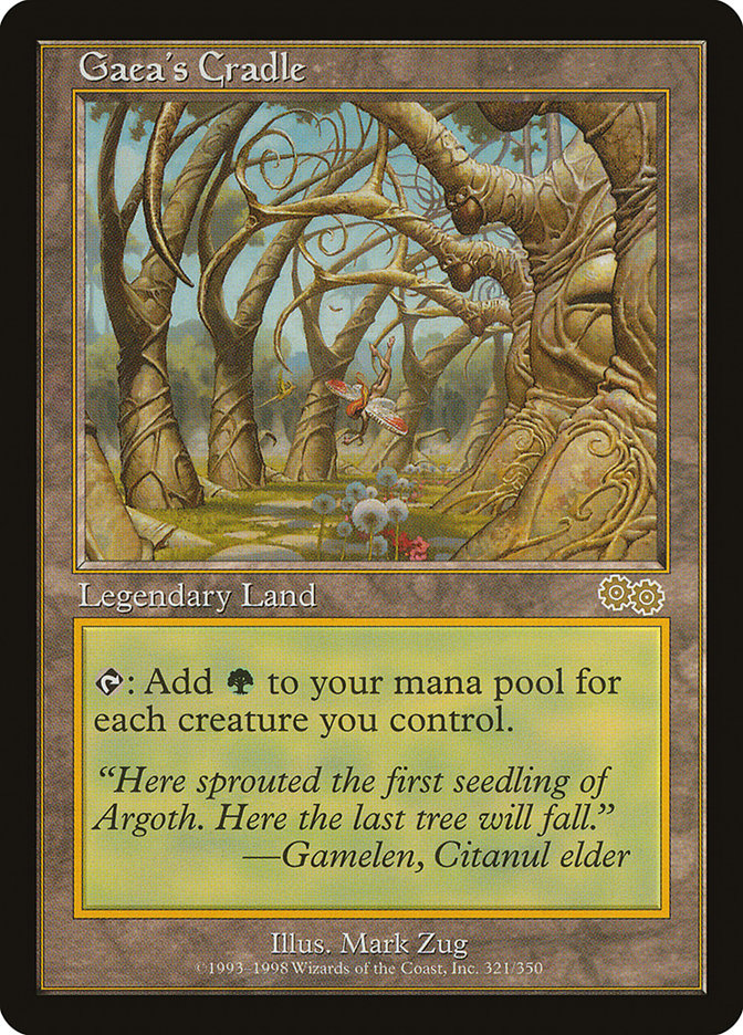 Gaea's Cradle [Urza's Saga] | Black Swamp Games