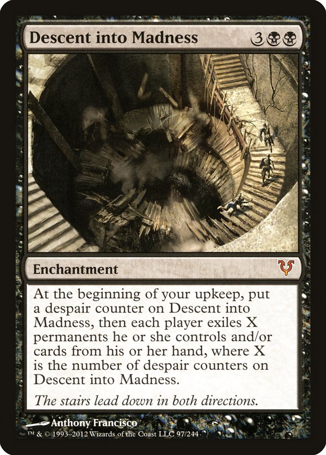 Descent into Madness [Avacyn Restored] | Black Swamp Games