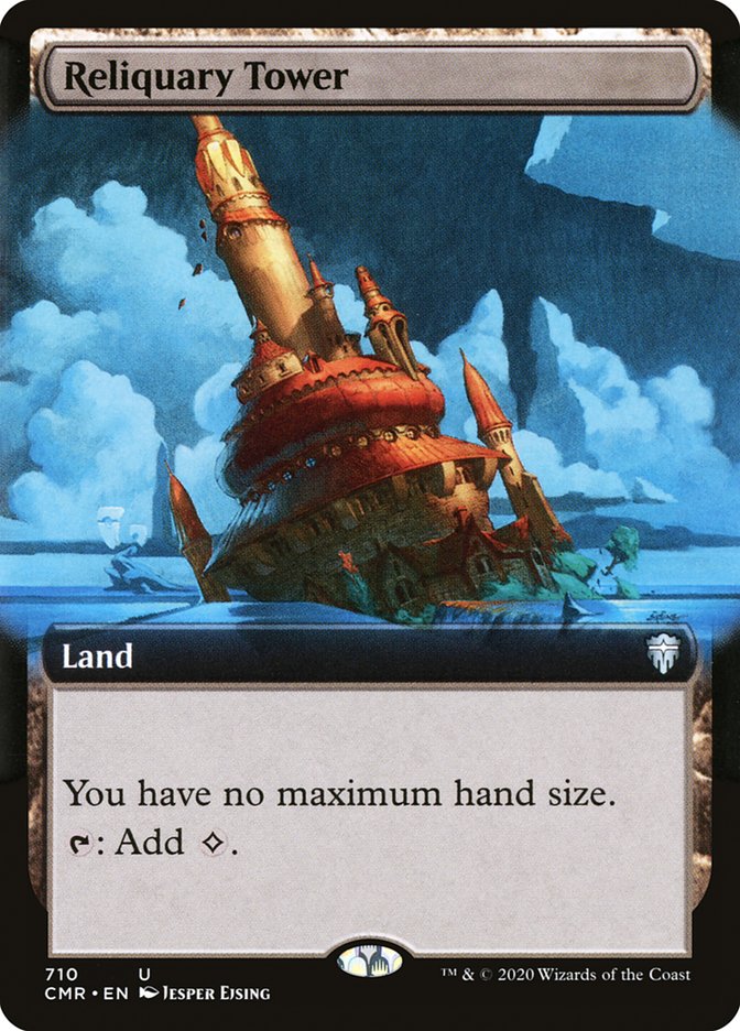 Reliquary Tower (Extended Art) [Commander Legends] | Black Swamp Games