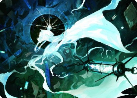 Thirst for Discovery Art Card [Innistrad: Crimson Vow Art Series] | Black Swamp Games