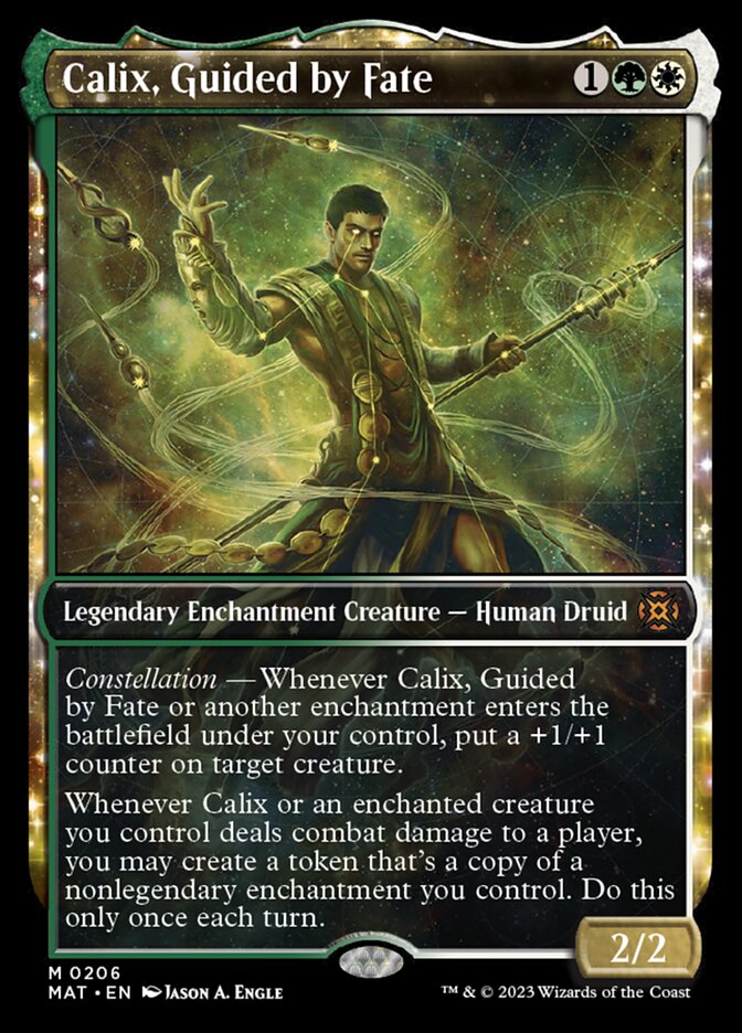 Calix, Guided by Fate (Showcase Halo Foil) [March of the Machine: The Aftermath] | Black Swamp Games