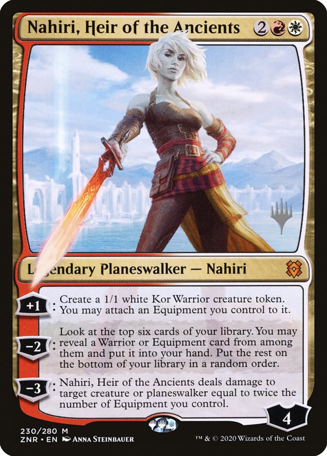 Nahiri, Heir of the Ancients (Promo Pack) [Zendikar Rising Promos] | Black Swamp Games