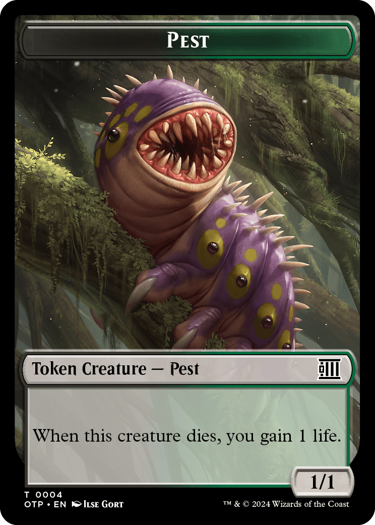 Pest // Plot Double-Sided Token [Outlaws of Thunder Junction Tokens] | Black Swamp Games