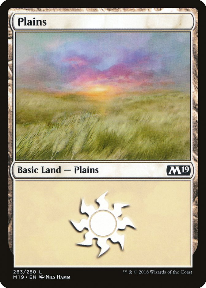 Plains (263) [Core Set 2019] | Black Swamp Games