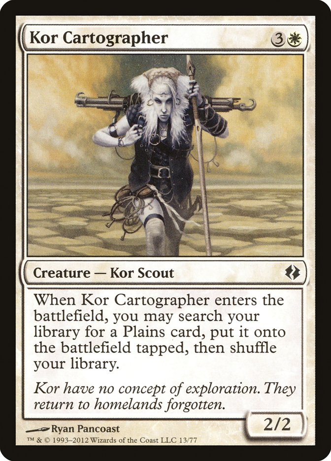 Kor Cartographer [Duel Decks: Venser vs. Koth] | Black Swamp Games