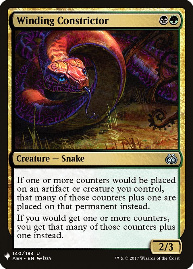Winding Constrictor [Mystery Booster] | Black Swamp Games