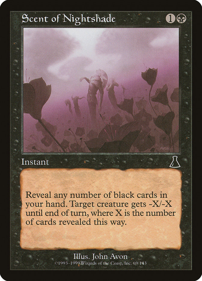 Scent of Nightshade [Urza's Destiny] | Black Swamp Games