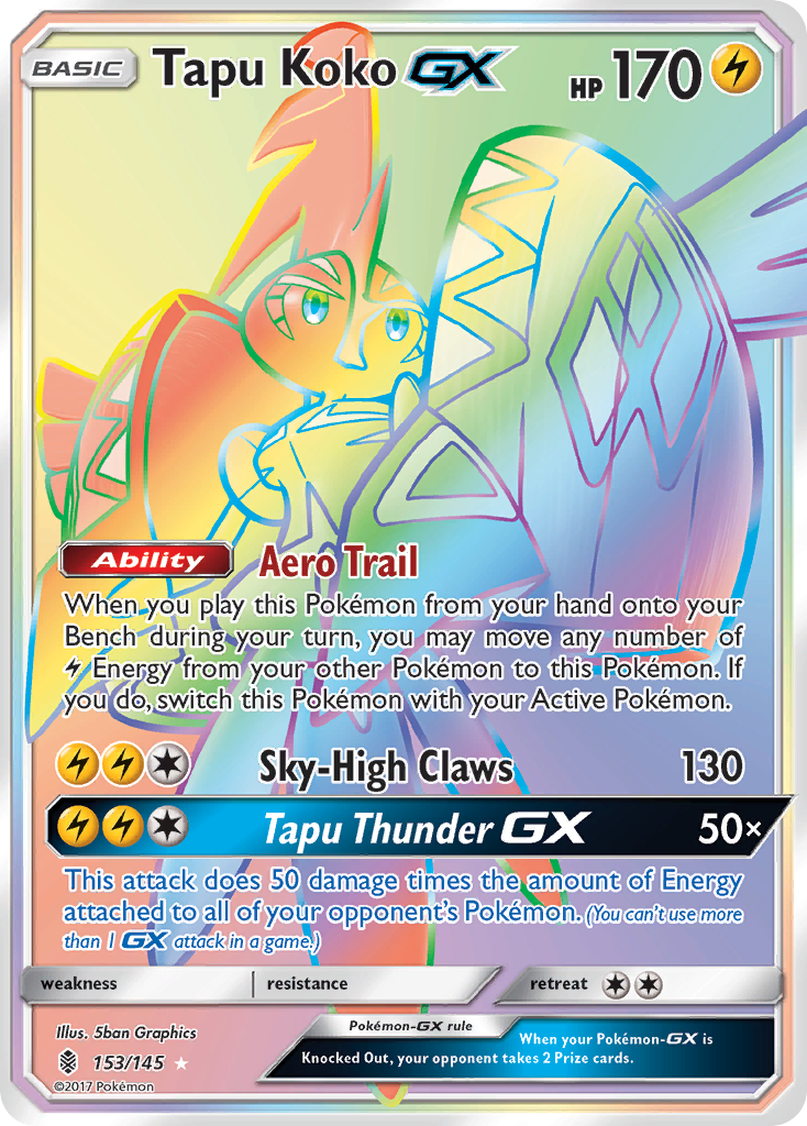 Tapu Koko GX (153/145) [Sun & Moon: Guardians Rising] | Black Swamp Games