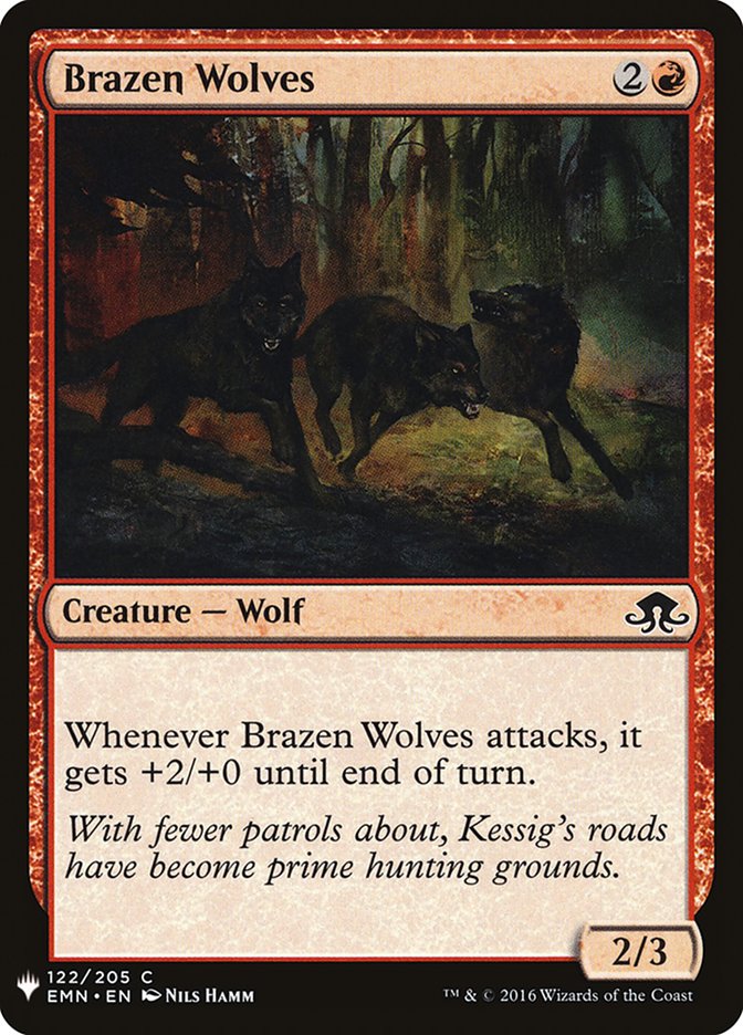 Brazen Wolves [Mystery Booster] | Black Swamp Games