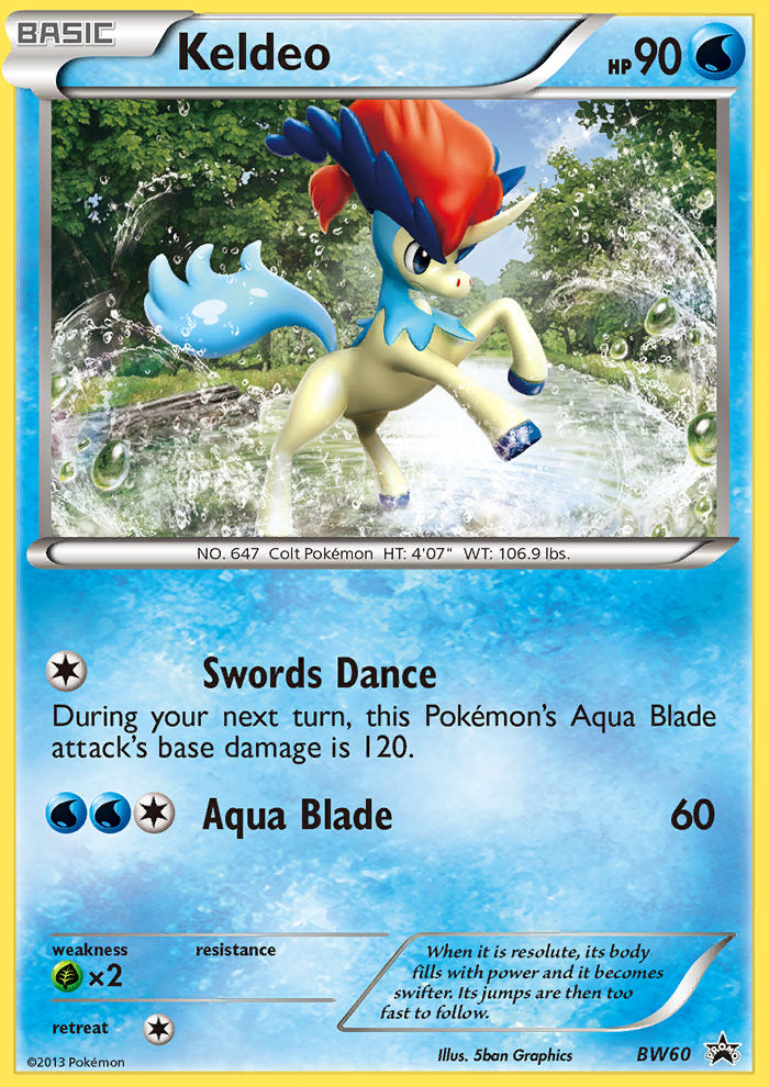 Keldeo (BW60) [Black & White: Black Star Promos] | Black Swamp Games