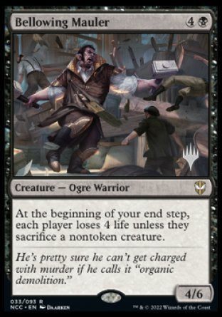 Bellowing Mauler (Promo Pack) [Streets of New Capenna Commander Promos] | Black Swamp Games