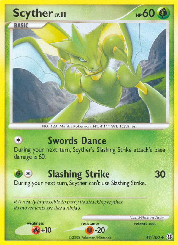 Scyther (49/100) [Diamond & Pearl: Stormfront] | Black Swamp Games