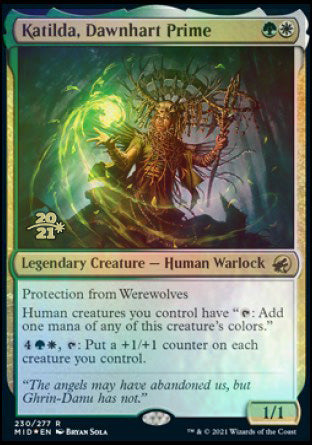 Katilda, Dawnhart Prime [Innistrad: Midnight Hunt Prerelease Promos] | Black Swamp Games