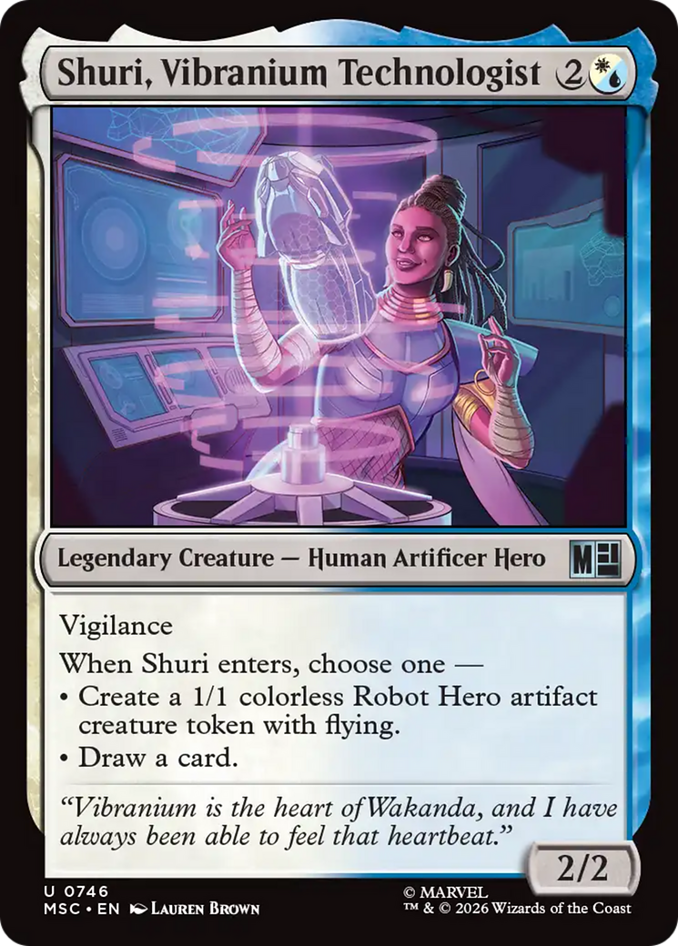 Shuri, Vibranium Technologist [Marvel Super Heroes Commander] | Black Swamp Games