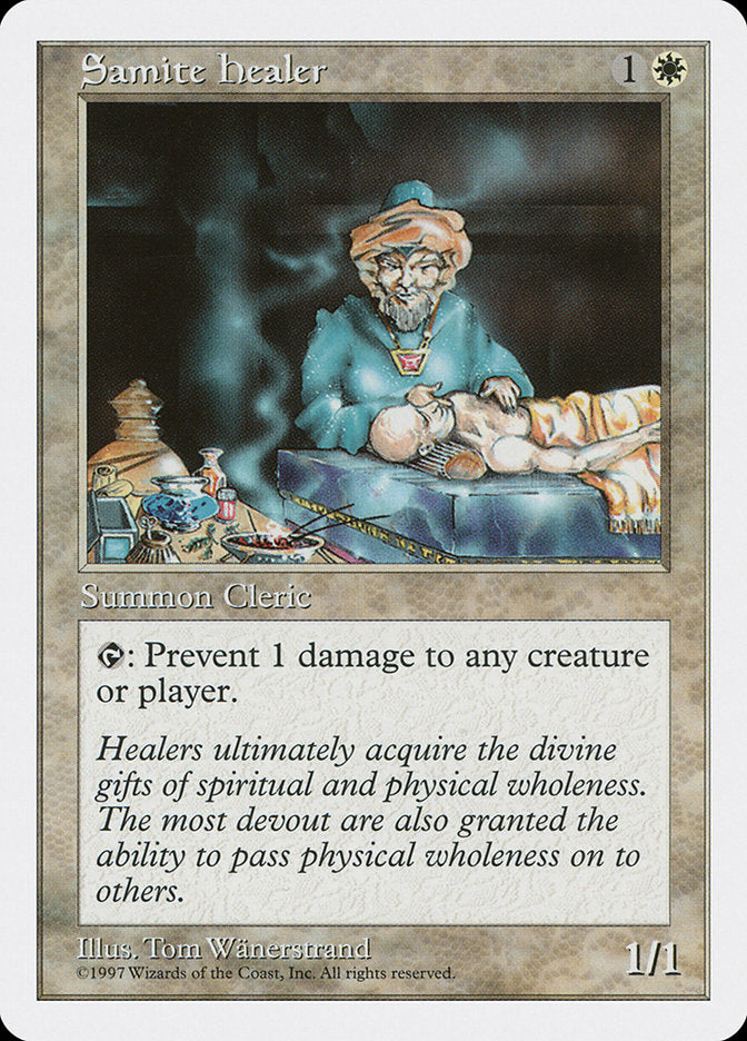 Samite Healer [Fifth Edition] | Black Swamp Games