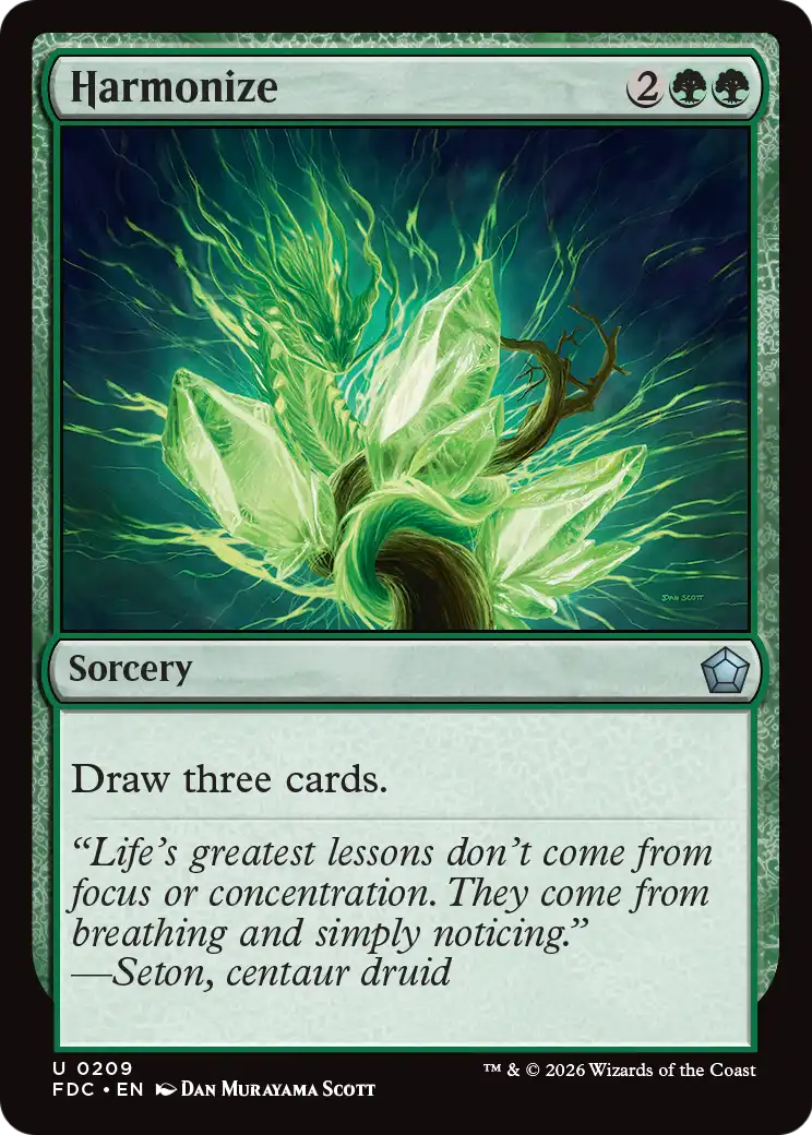 Harmonize [Foundations Commander] | Black Swamp Games