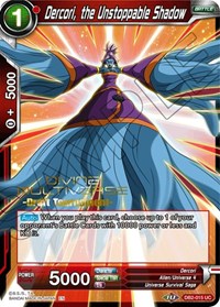 Dercori, the Unstoppable Shadow (Divine Multiverse Draft Tournament) (DB2-015) [Tournament Promotion Cards] | Black Swamp Games