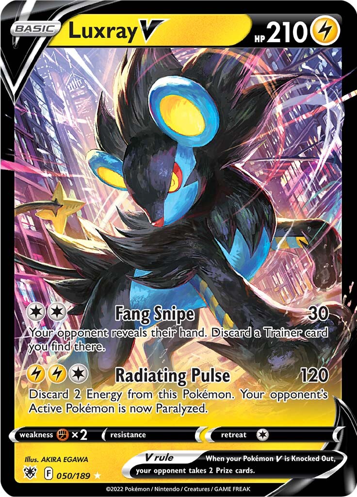 Luxray V (050/189) [Sword & Shield: Astral Radiance] | Black Swamp Games
