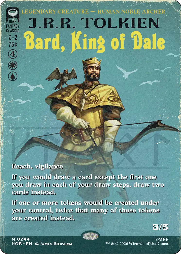 Bard, King of Dale (Borderless) [The Hobbit] | Black Swamp Games
